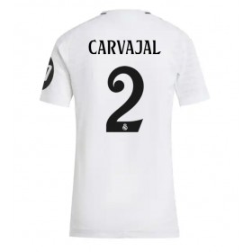 Dámské fotbalový oblečení Real Madrid Daniel Carvajal #2 Domácí košile 2024-25 Krátkým Rukávem